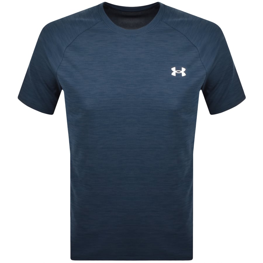 Under Armour Tech Textured T Shirt Blue | Mainline Menswear ca